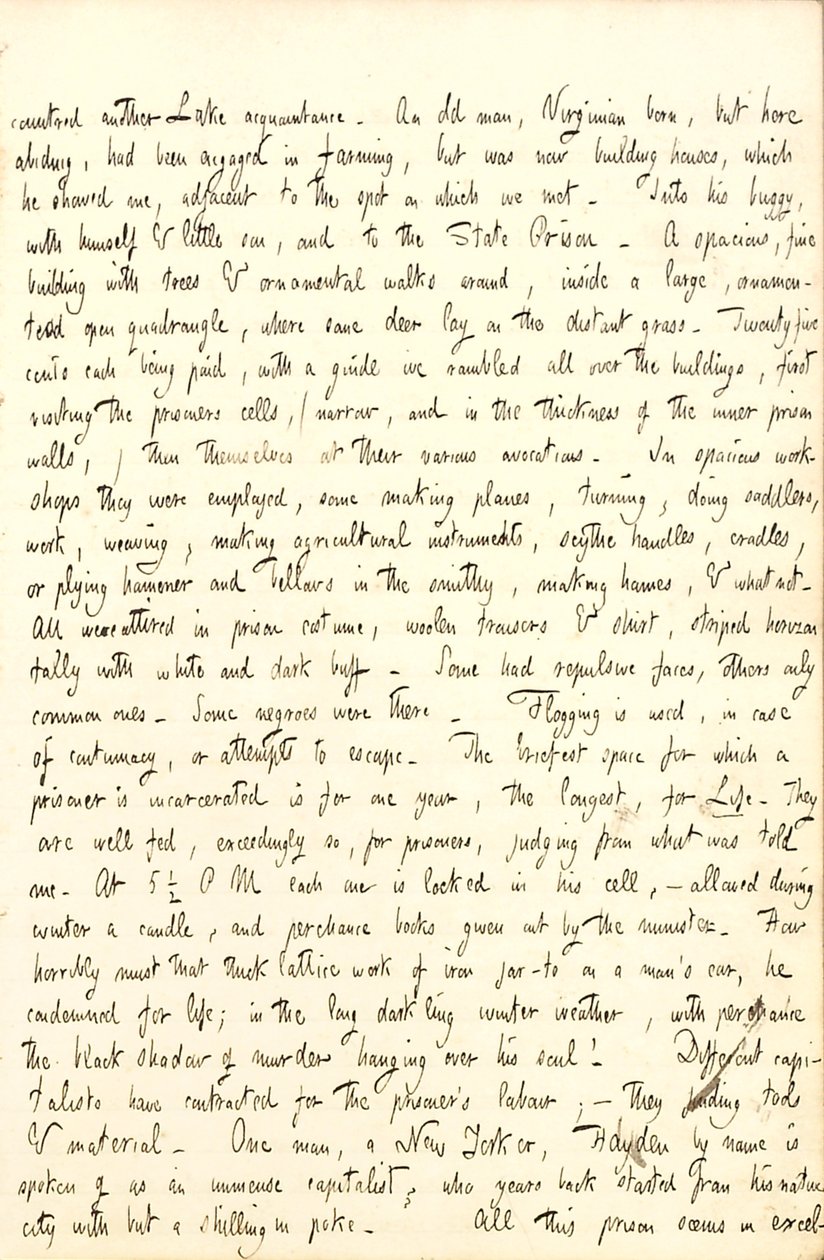 Thomas Butler Gunn Diaries- Osa 6, sivu 119, 23. syyskuuta 1853 tekijältä Thomas Butler Gunn