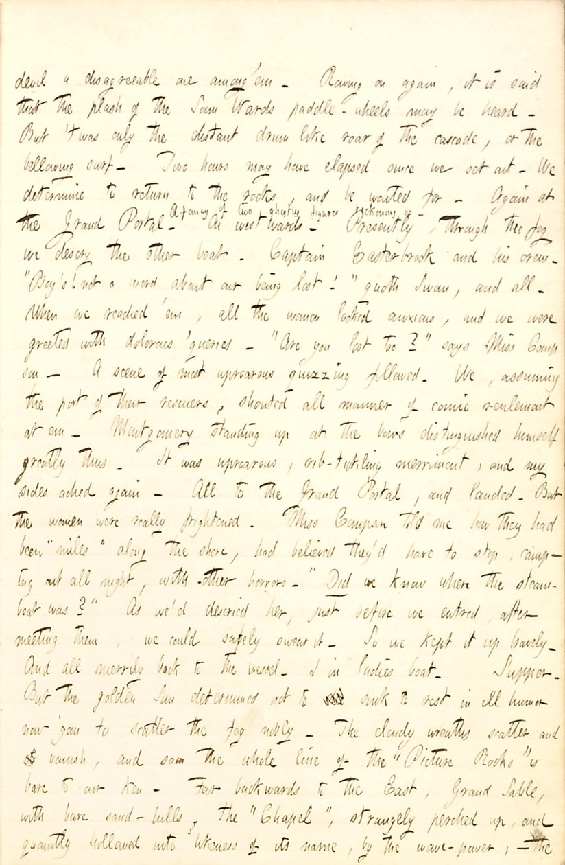 Thomas Butler Gunn Diaries- Osa 6, sivu 65, 14. elokuuta 1853 tekijältä Thomas Butler Gunn