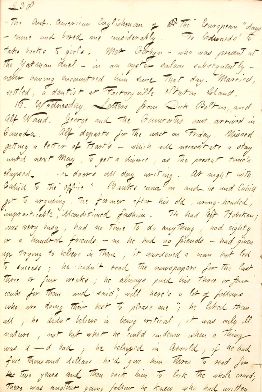 Thomas Butler Gunn Diaries- Osa 8, sivu 227, 15.-16. Syyskuuta 1857 tekijältä Thomas Butler Gunn