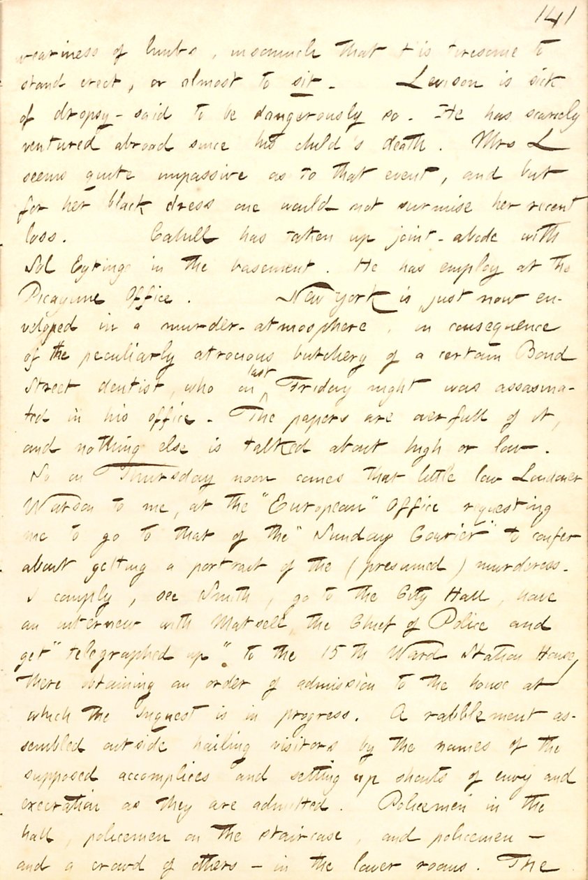 Thomas Butler Gunnin päiväkirjat: Nide 8, sivu 149, 3.-7. Helmikuuta 1857 tekijältä Thomas Butler Gunn