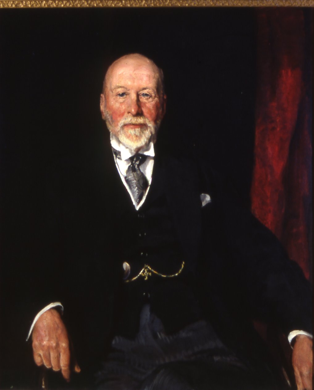 Sir William Nicholsonin muotokuva, n. 1935-1936 (öljy kankaalle) tekijältä Thomas Cantrell Dugdale