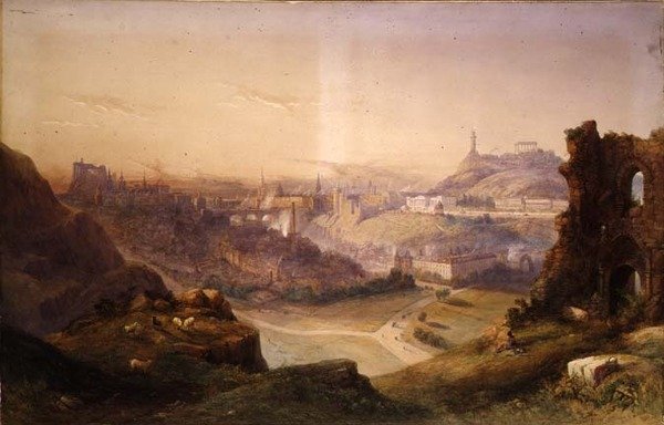 Edinburgh Salisbury Cragsista tekijältä Thomas Charles Leeson Rowbotham
