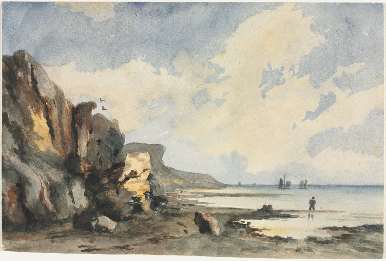 Näkymä rannikolle tekijältä Thomas Churchyard