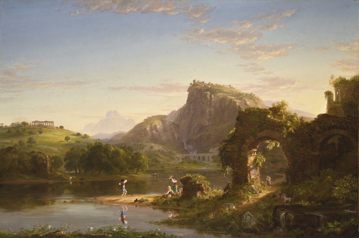 LAllegro, 1845 tekijältä Thomas Cole