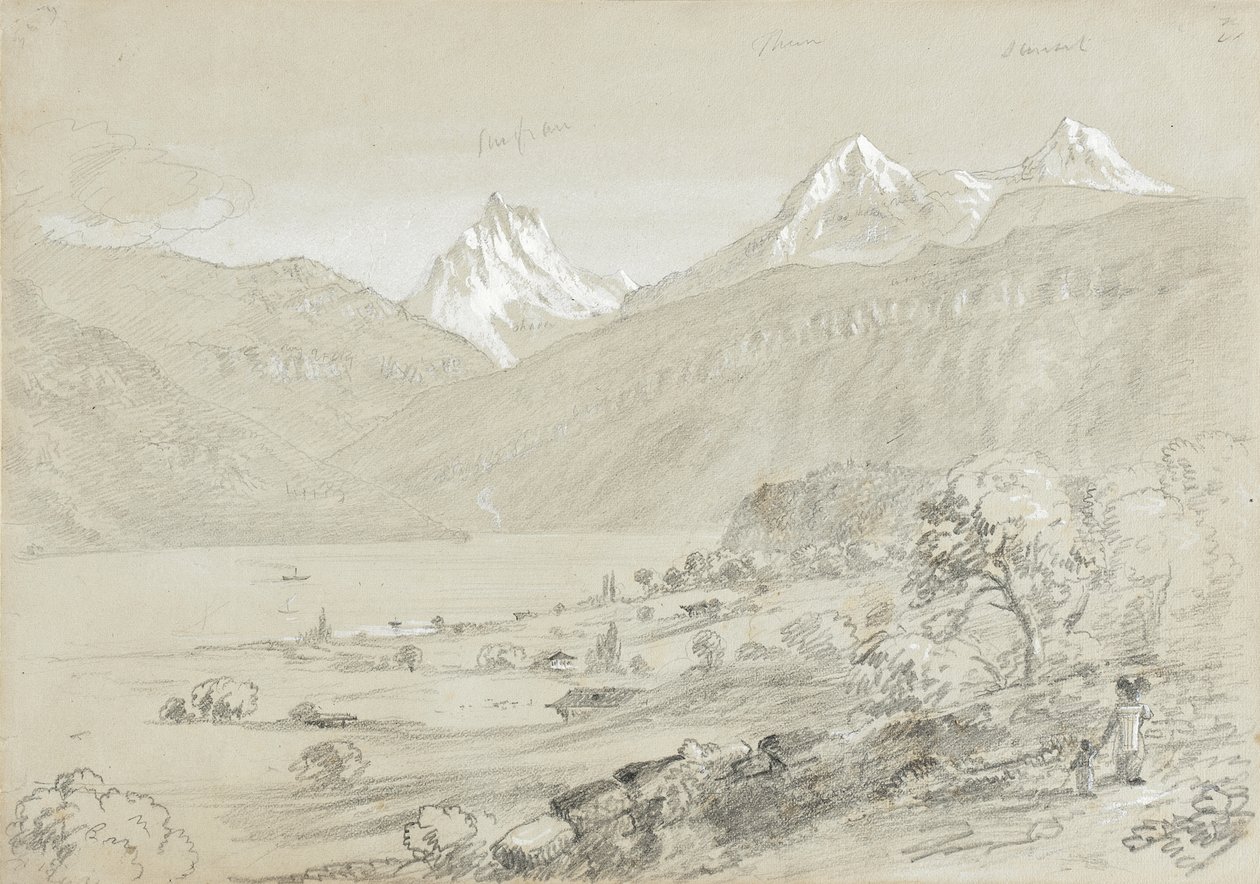 Maisema ja Jungfrau tekijältä Thomas Cole