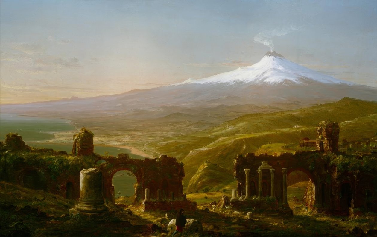 Etna Taorminasta tekijältä Thomas Cole