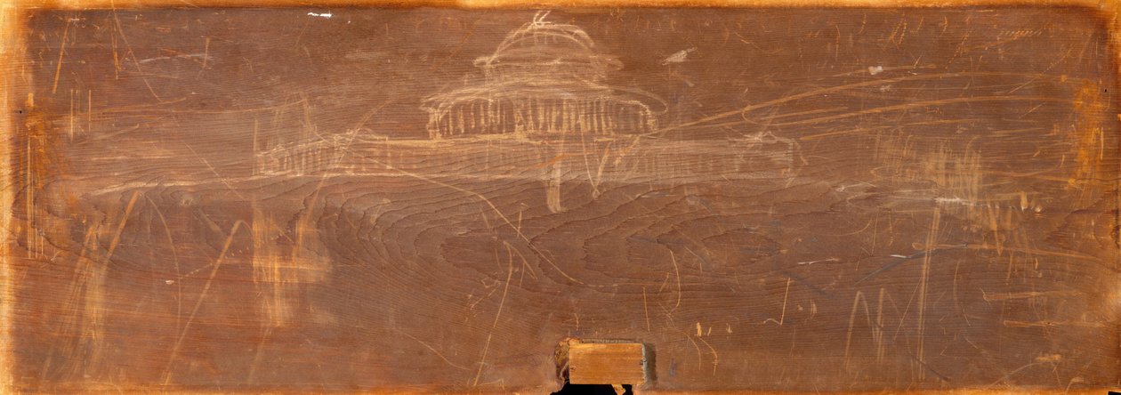 Sketch for Ohio State Capitol Design, c. 1838. tekijältä Thomas Cole