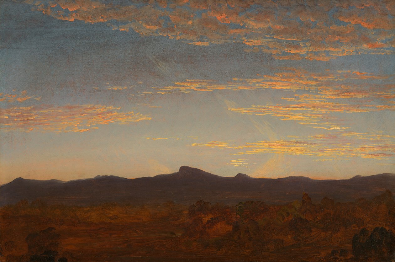 Tutkimus Catskill Creekille, n. 18441845. tekijältä Thomas Cole