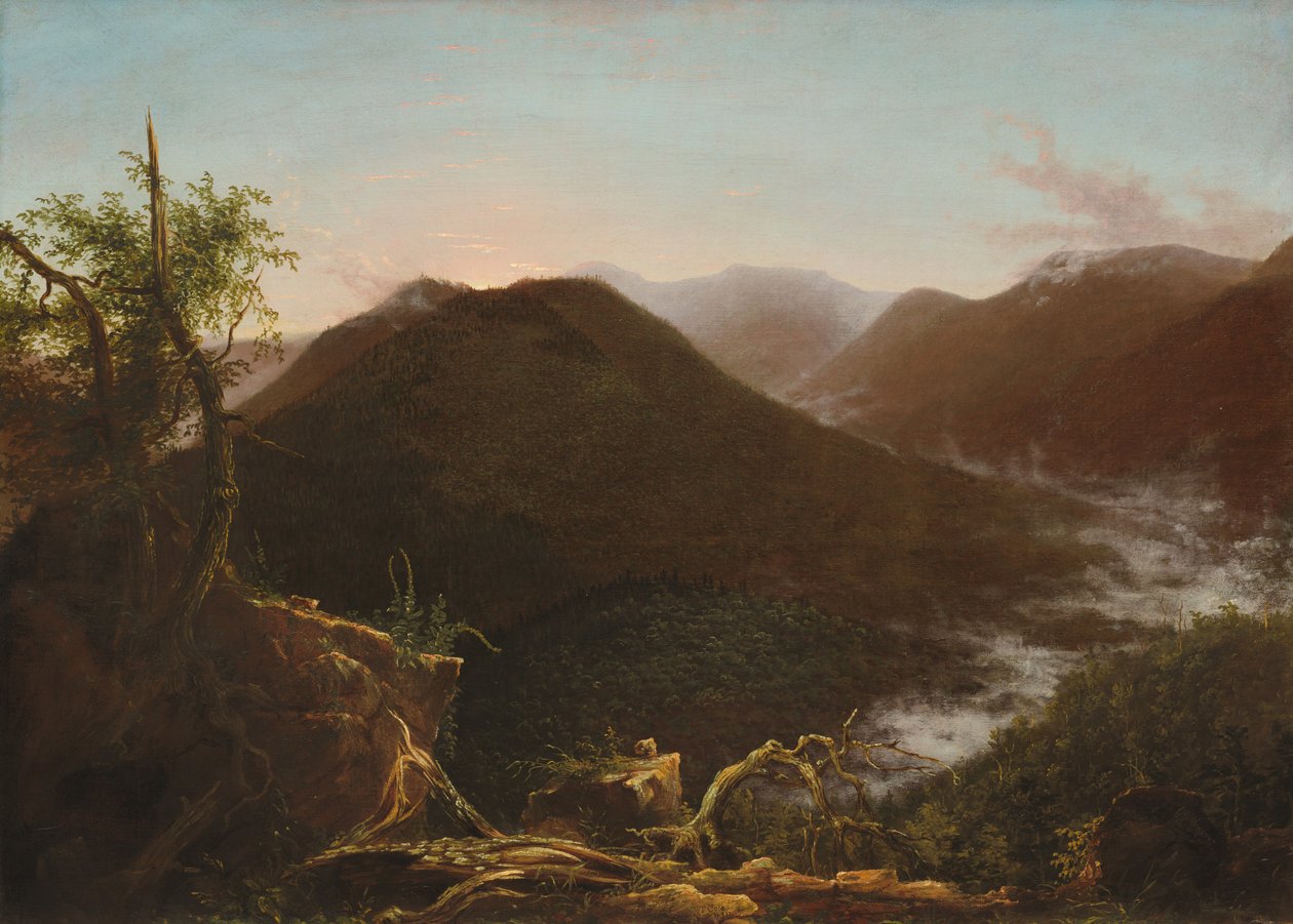 Auringonnousu Catskillsissa, 1826. tekijältä Thomas Cole