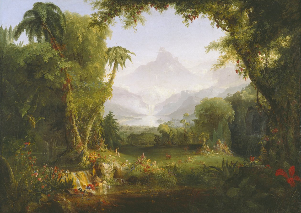 Eedenin puutarha tekijältä Thomas Cole