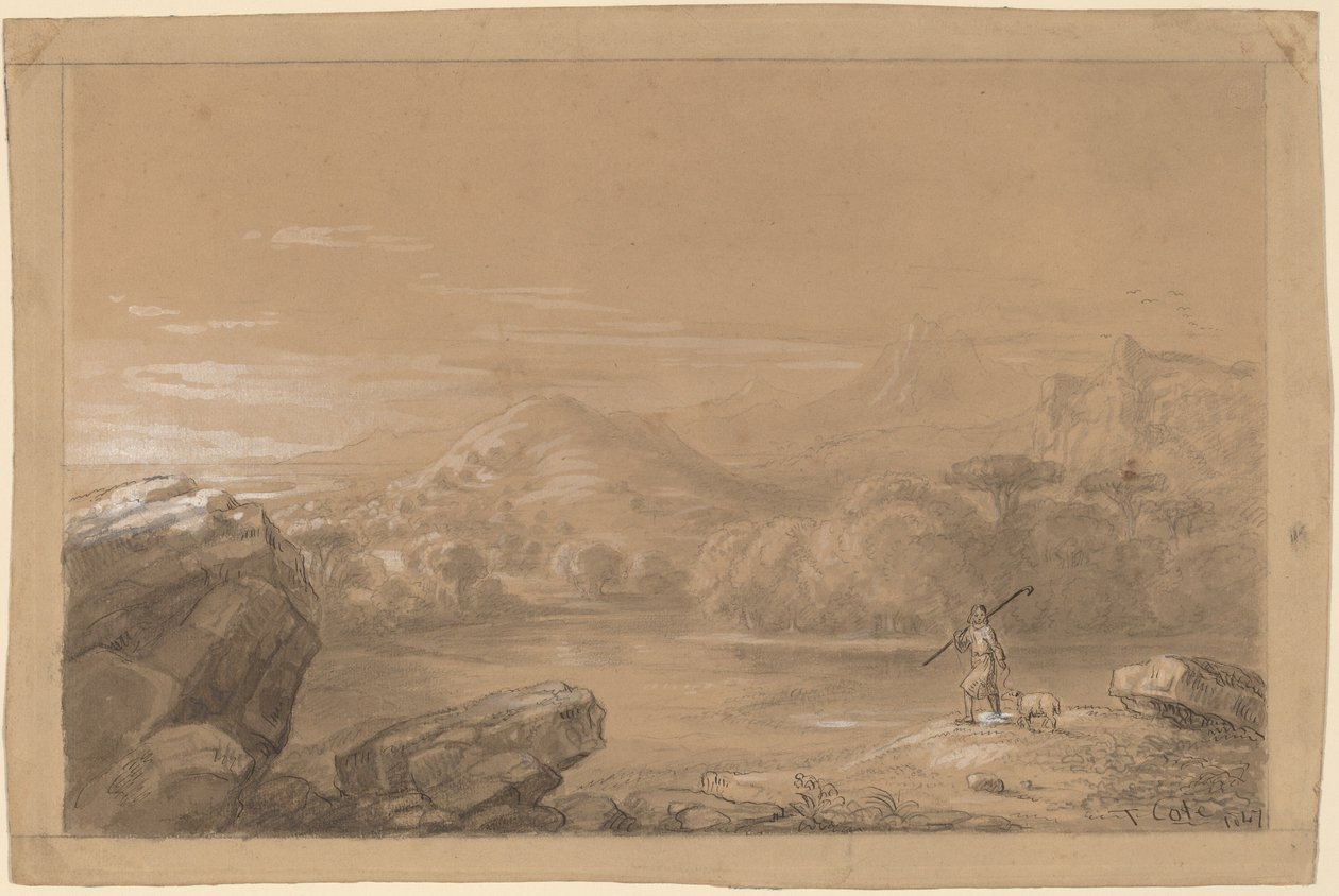 Hyvä paimen tekijältä Thomas Cole