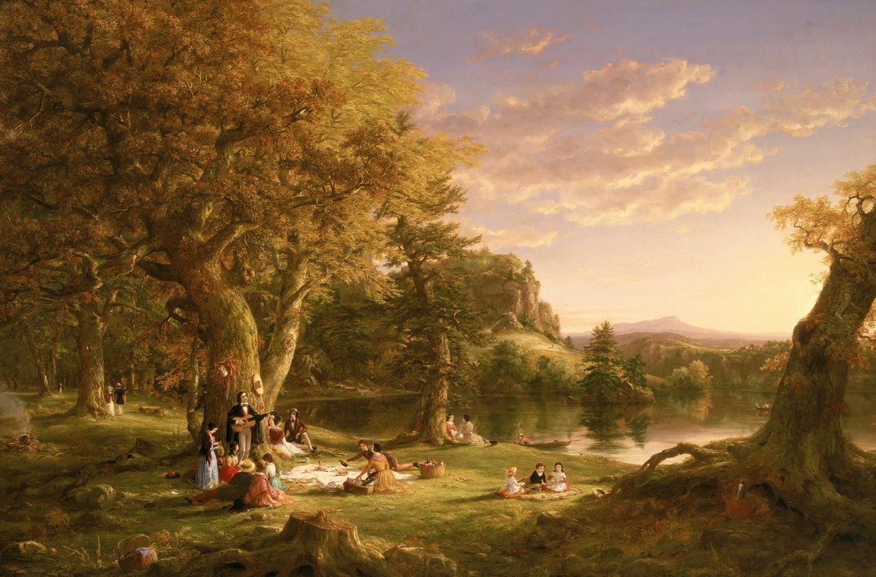Piknik tekijältä Thomas Cole