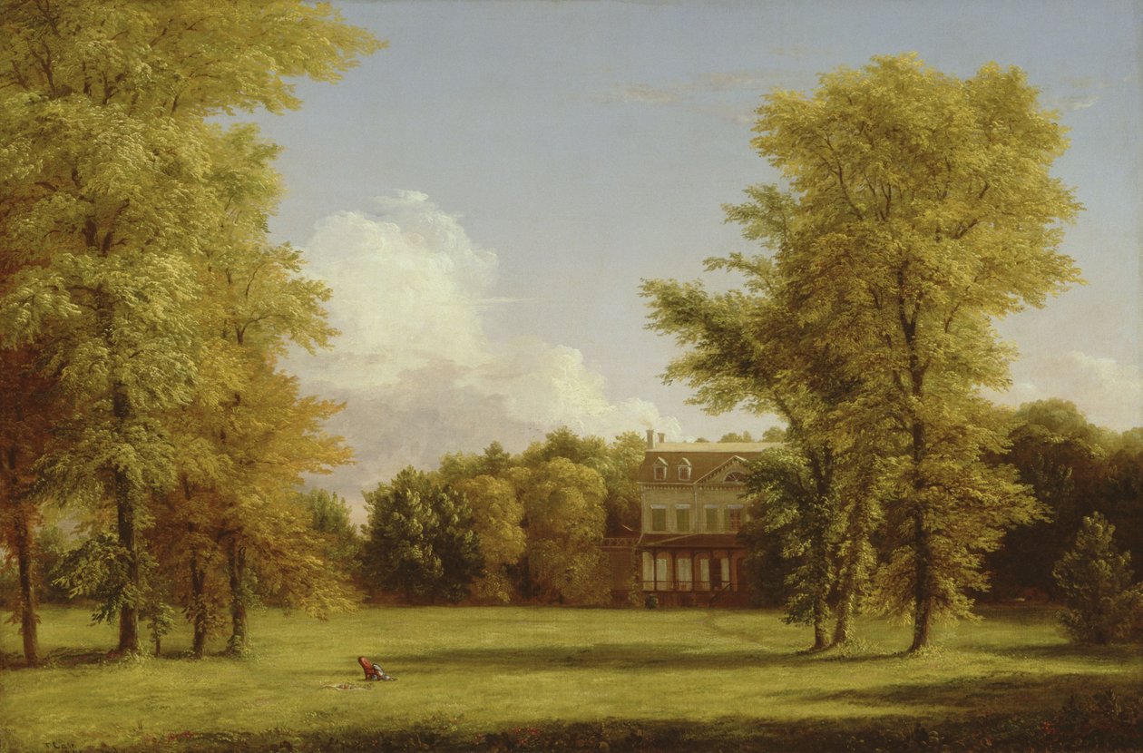 Van Rensselaerin kartano tekijältä Thomas Cole