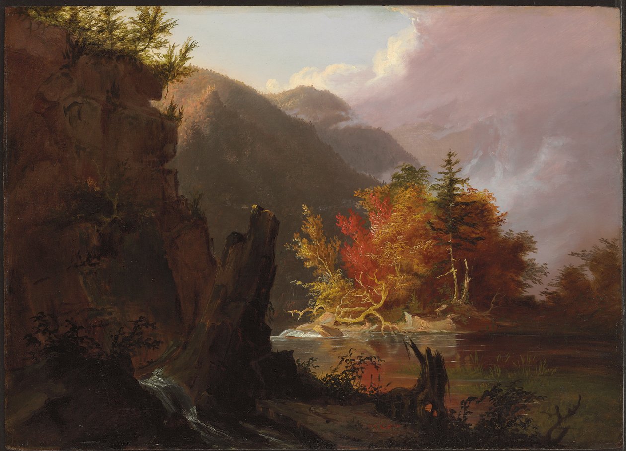 Näkymä Kaaterskill Clovessa, 1826 tekijältä Thomas Cole