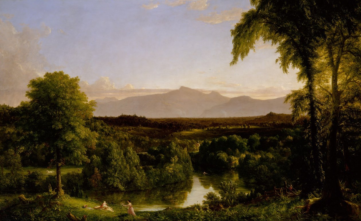 Näkymä Catskillille – alkusyksy, 1836-37. tekijältä Thomas Cole
