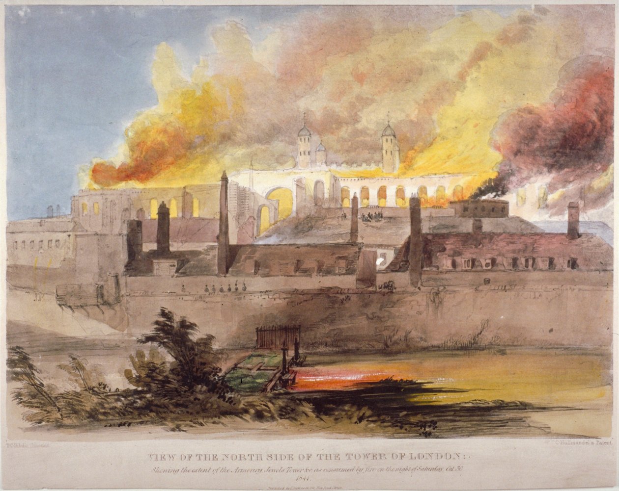 Tuli asevarastossa Lontoon Towerissa 30. lokakuuta 1841 tekijältä Thomas Colman Dibdin