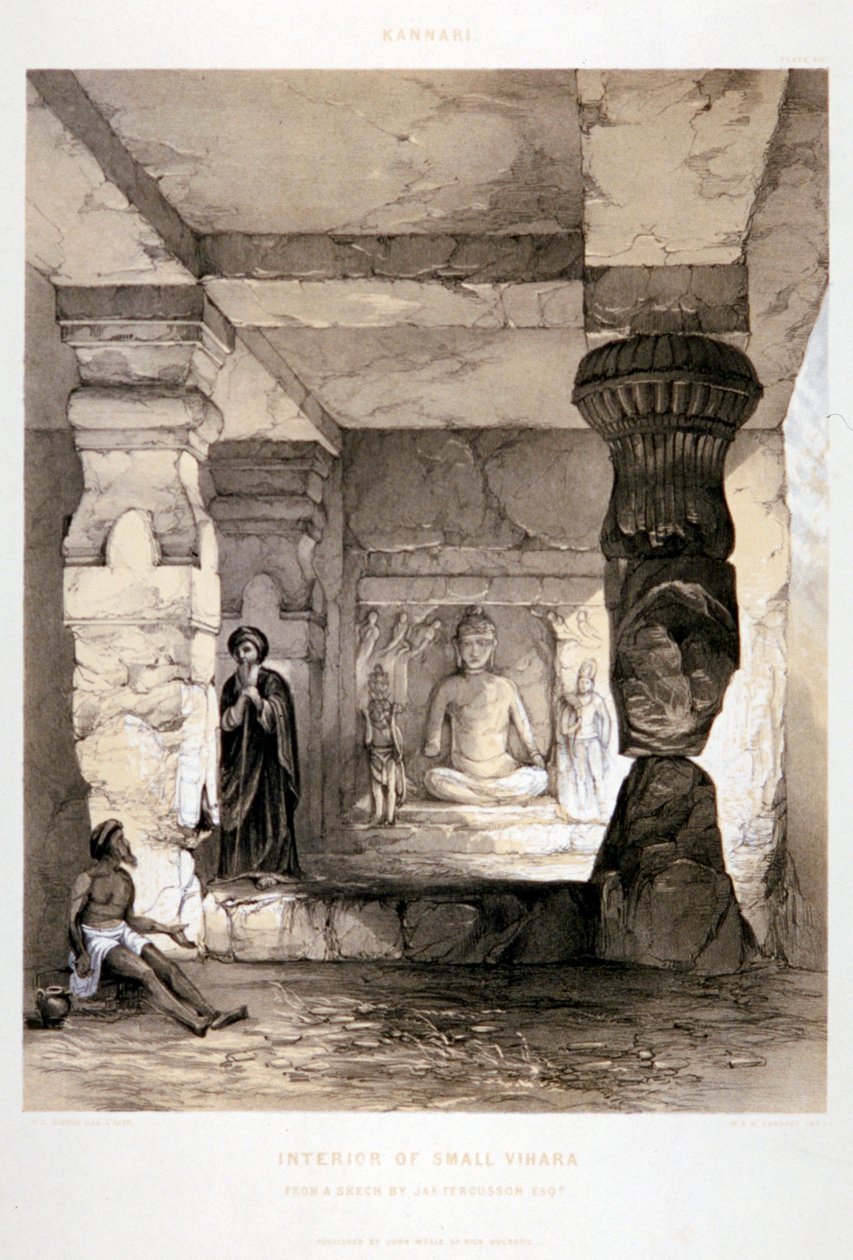 "Kannari, Pienen Viharan sisustus", Intia, 1845 tekijältä Thomas Colman Dibdin
