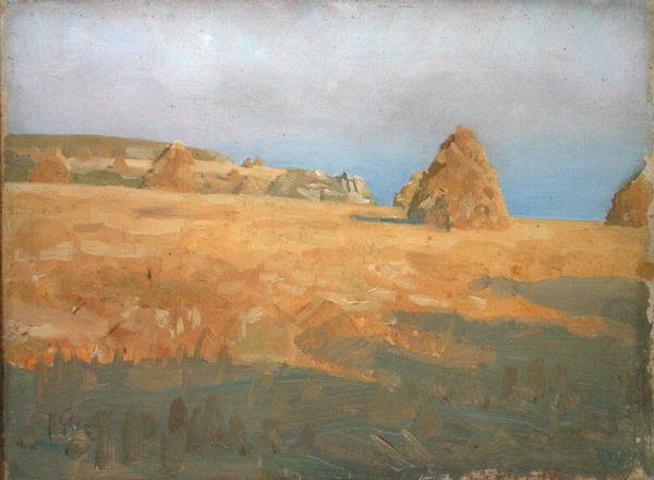 Golden Grain (öljy levylle) tekijältä Thomas Cooper Gotch