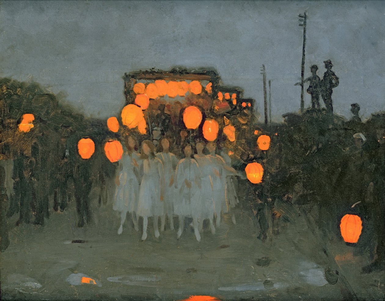 Lyhtyparaati n. 1918 tekijältä Thomas Cooper Gotch