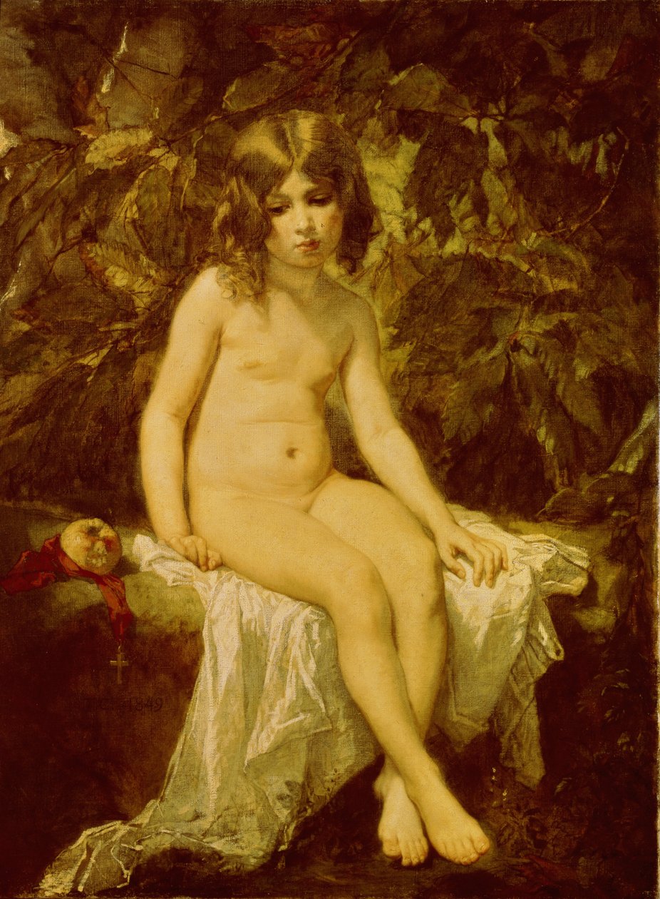 Little Bather, 1849 tekijältä Thomas Couture