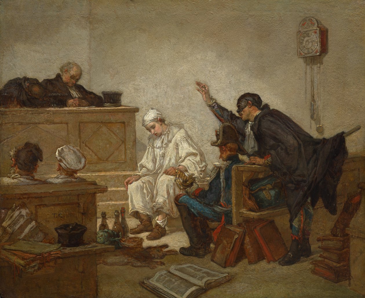 Pierrot rikostuomioistuimessa tekijältä Thomas Couture