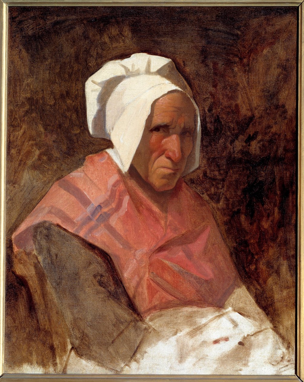 Muotokuva Marie Simonetista Thomas Couturen (1815-1879) maalaus 1836 su. 0,65x0,53 m tekijältä Thomas Couture