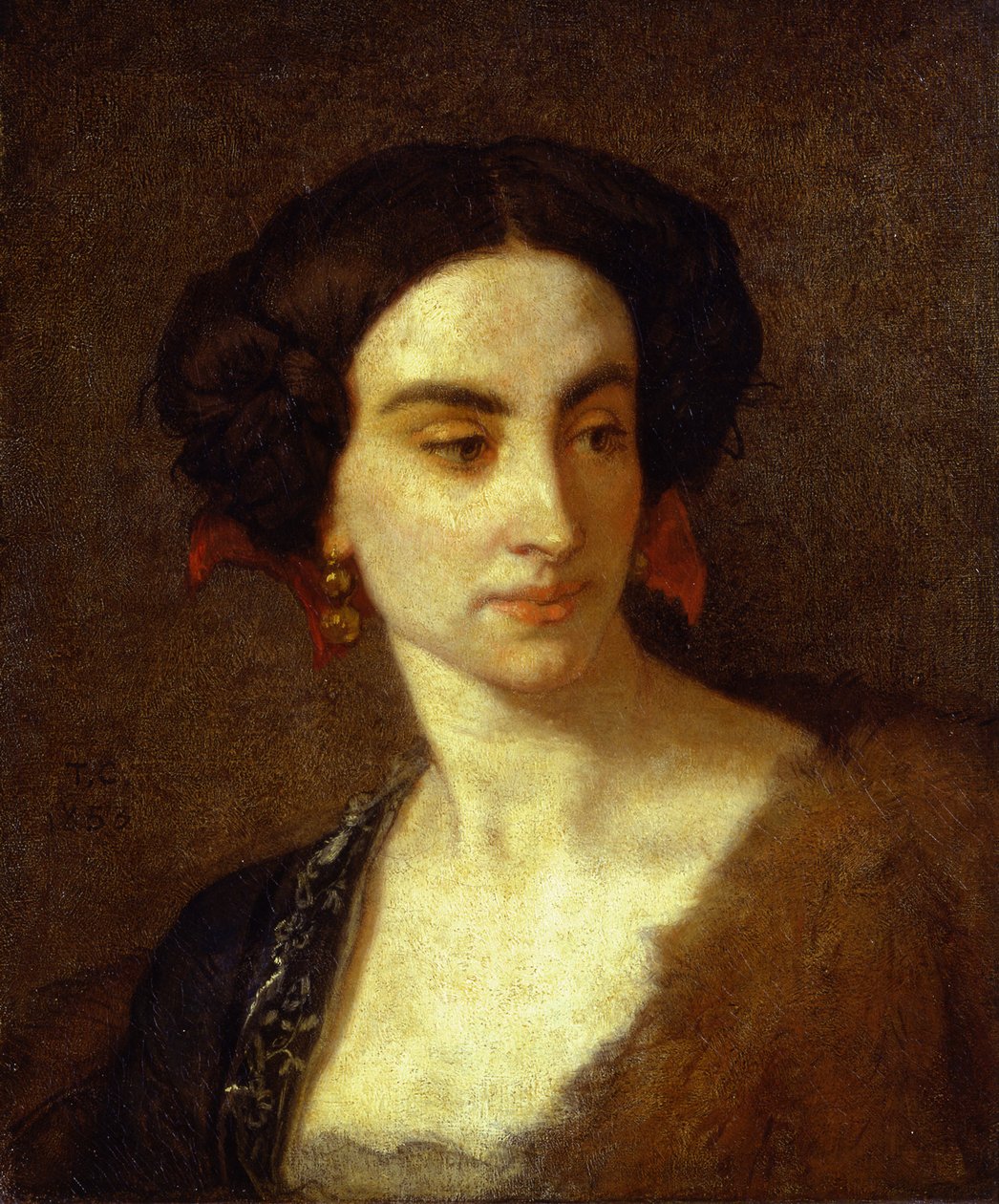 Naisen päätutkielma (Mademoiselle Poinsot) tekijältä Thomas Couture