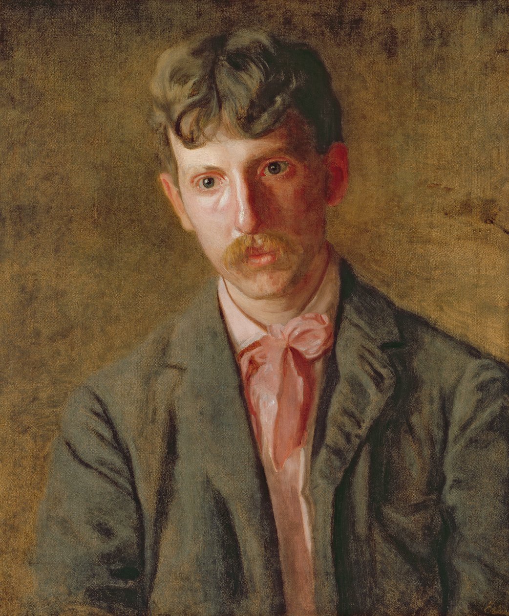 Pianisti (Stanley Addicks) 1896 (öljy kankaalle) tekijältä Thomas Cowperthwait Eakins