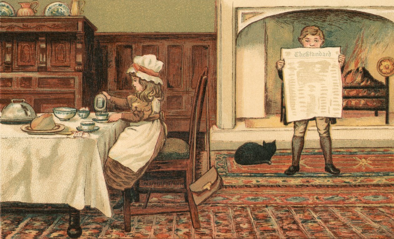 Kotielämä: Lapset ruokasalissa tekijältä Thomas Crane