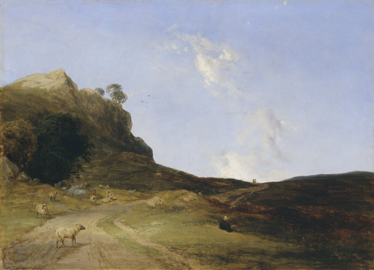 Moorland maisema tekijältä Thomas Creswick