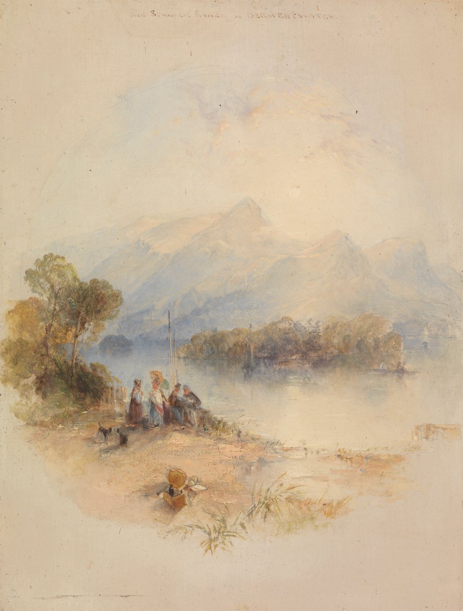 The Summer Bower, Derwent Water tekijältä Thomas Creswick