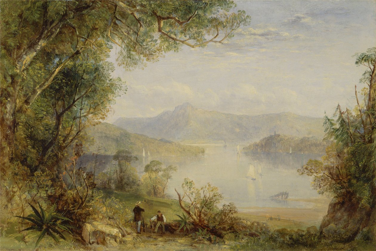Näkymä Hudson-joelle tekijältä Thomas Creswick