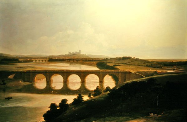Lune Aqueduct (öljy) tekijältä Thomas Daniell