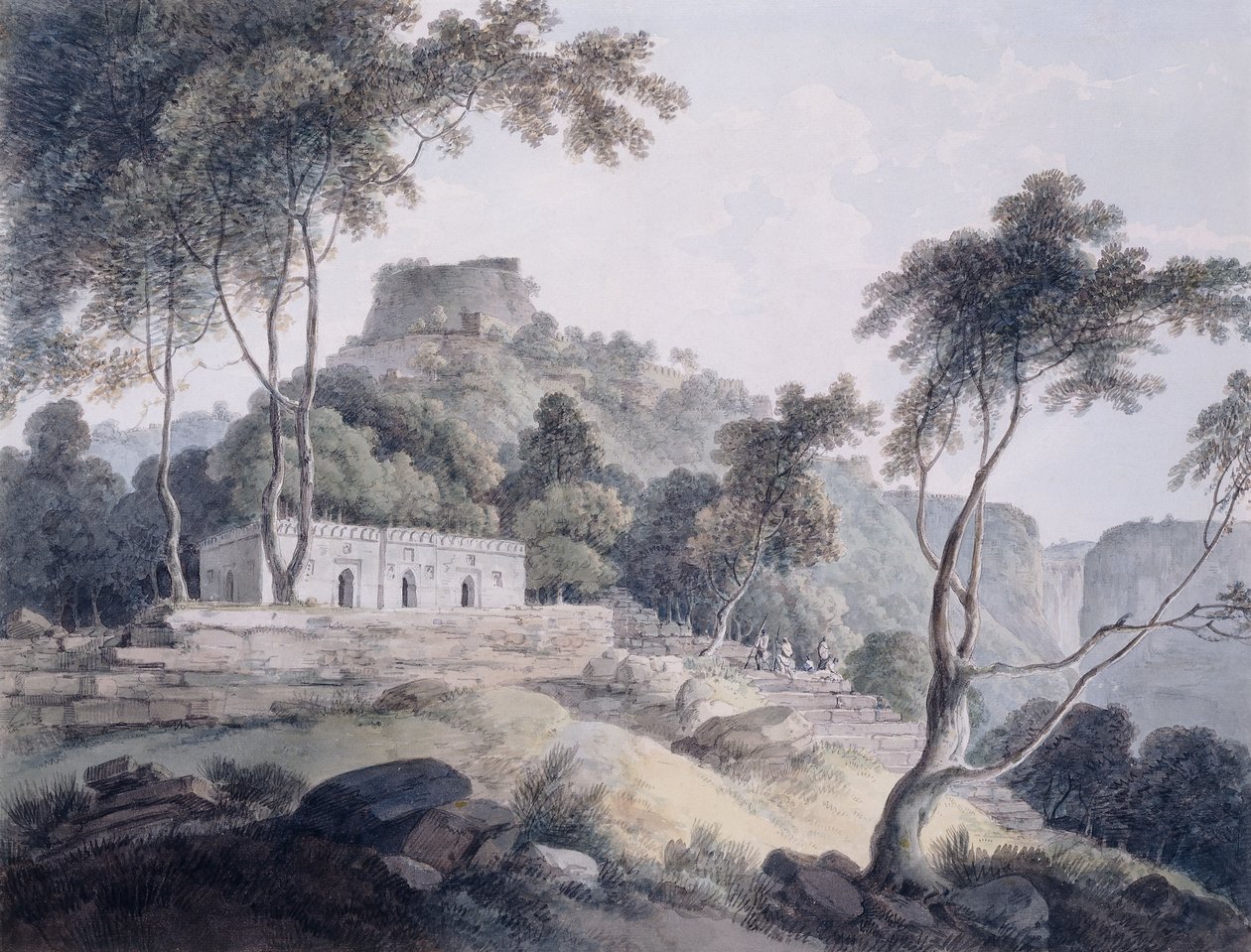 Rajghat, Rohtasgarh, Bihar, tekijältä Thomas Daniell