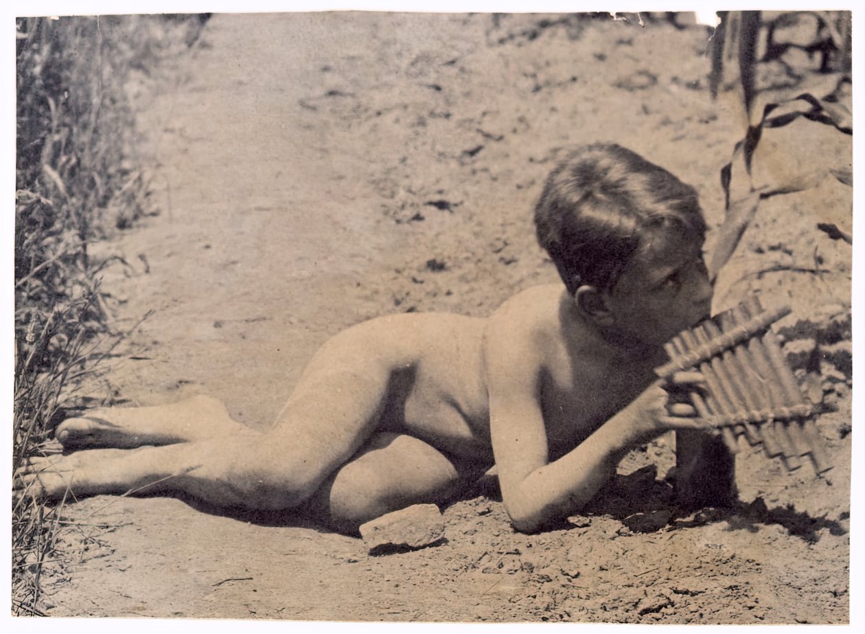 Ben Crowell Study for Arcadia, n. 1883. tekijältä Thomas Eakins