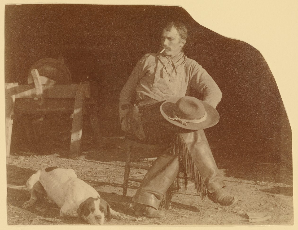 [Cowboy B-T Ranchilla, Missouri Territory] tekijältä Thomas Eakins