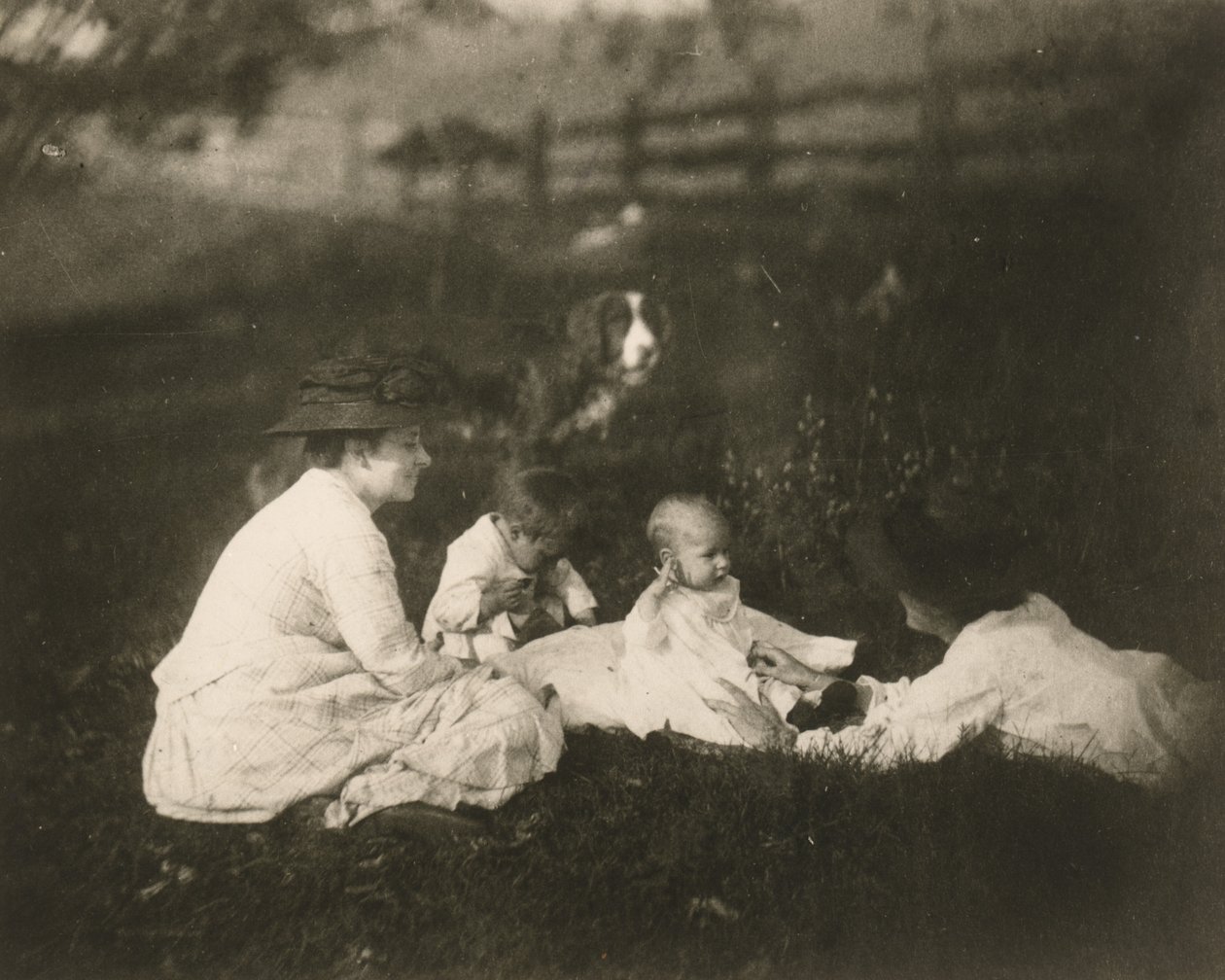 [Frances, Artie ja Tom Crowell sekä Susan Macdowell Avondalessa, Pennsylvaniassa] tekijältä Thomas Eakins