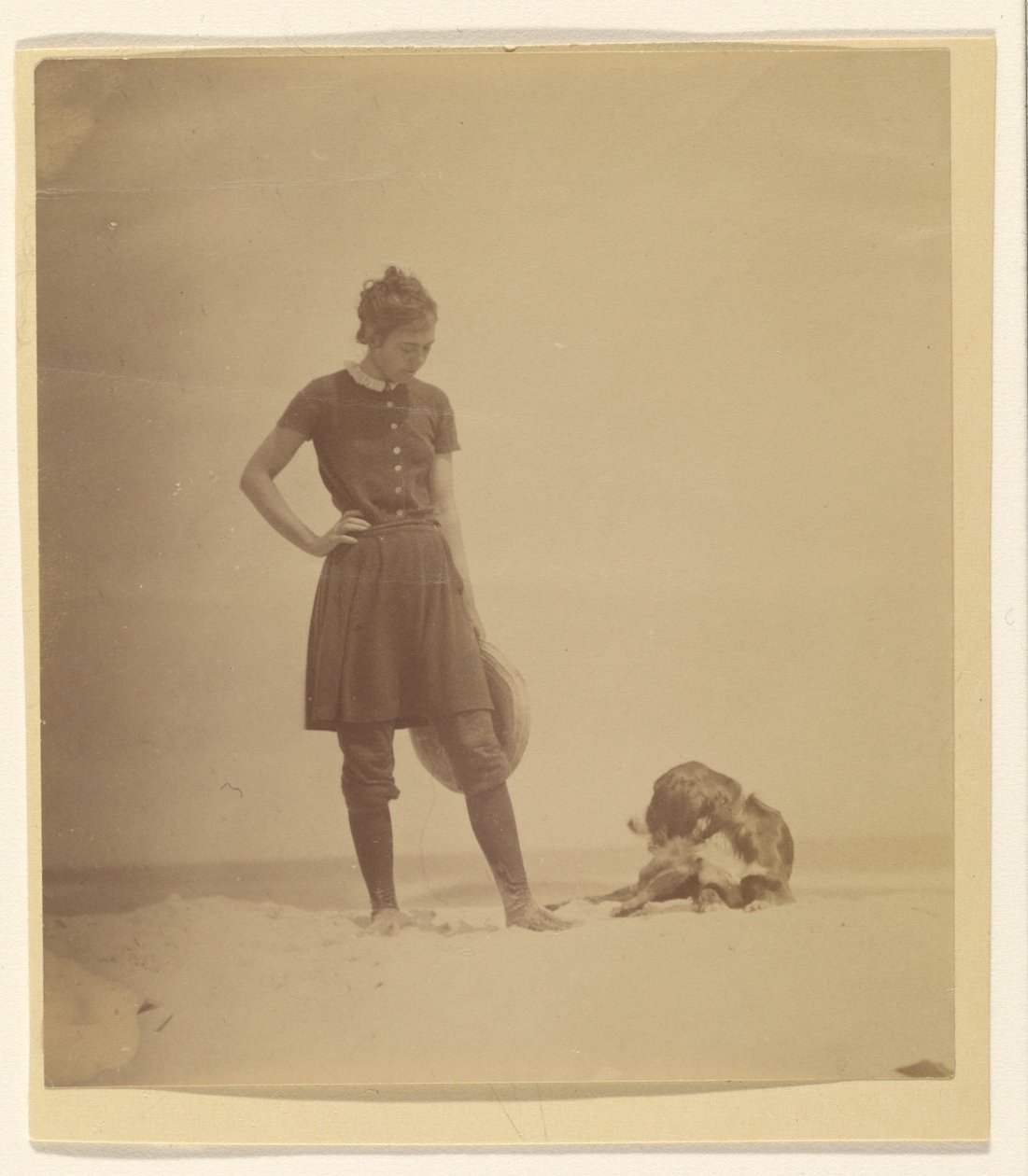 [Margaret Eakins ja Harry rannalla, Manasquan, New Jersey] tekijältä Thomas Eakins