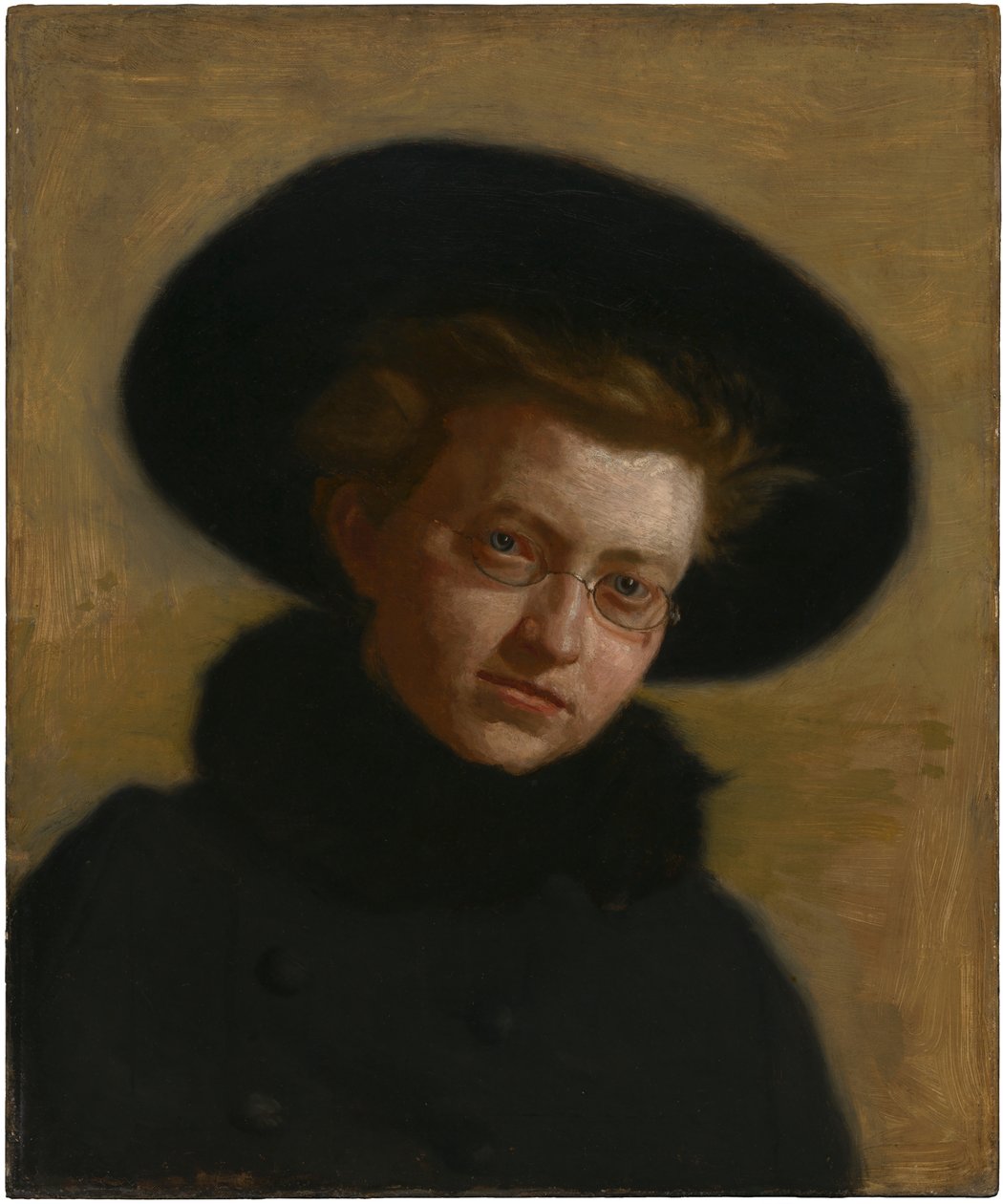 Lillian Hammitin muotokuva (tyttö suuressa hatussa) tekijältä Thomas Eakins