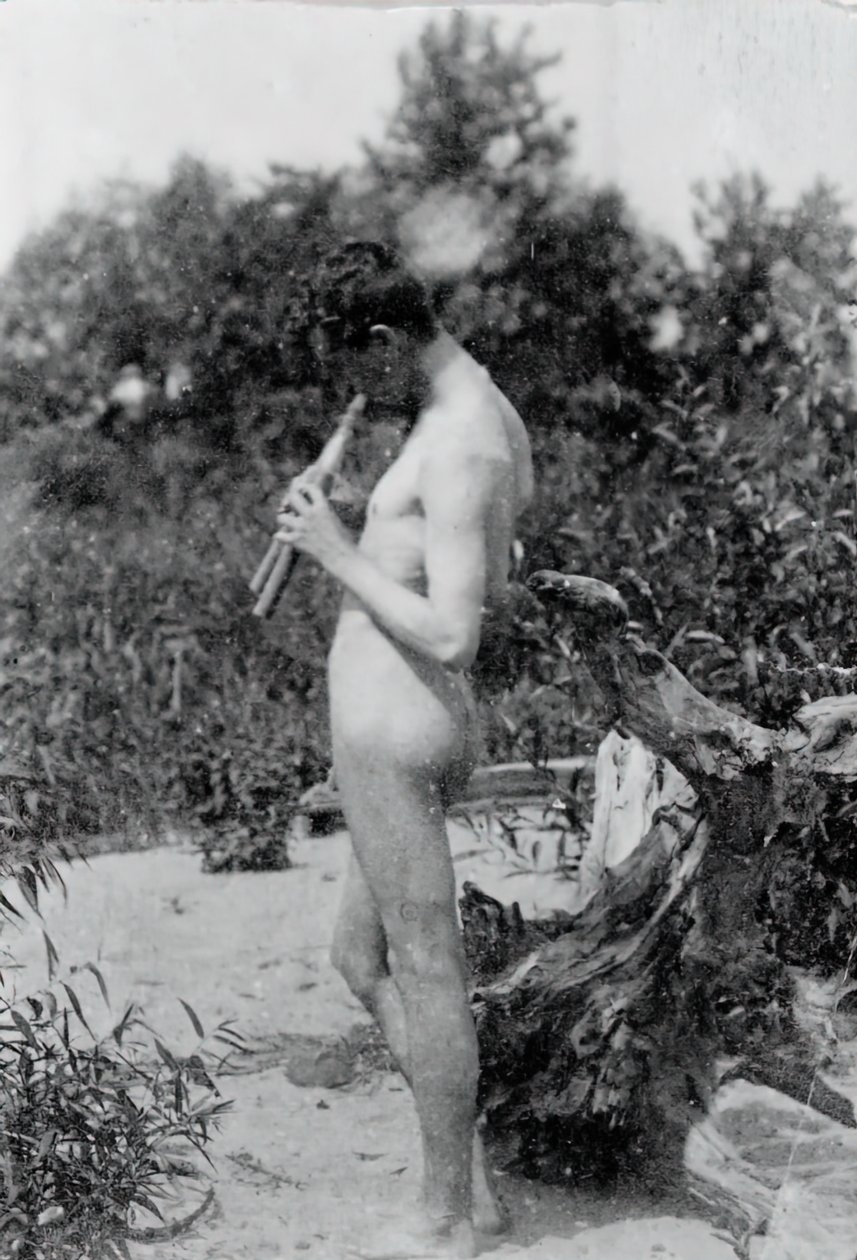 Pysyvä Piper Study for Arcadia, n. 1883. tekijältä Thomas Eakins