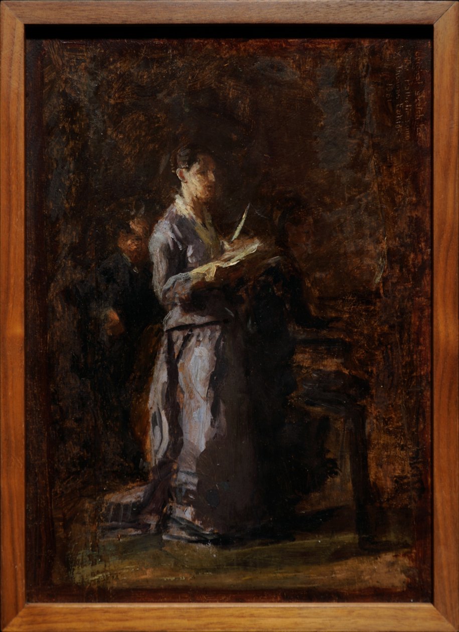 Tutkielma teosta "Pateettinen laulu" varten tekijältä Thomas Eakins