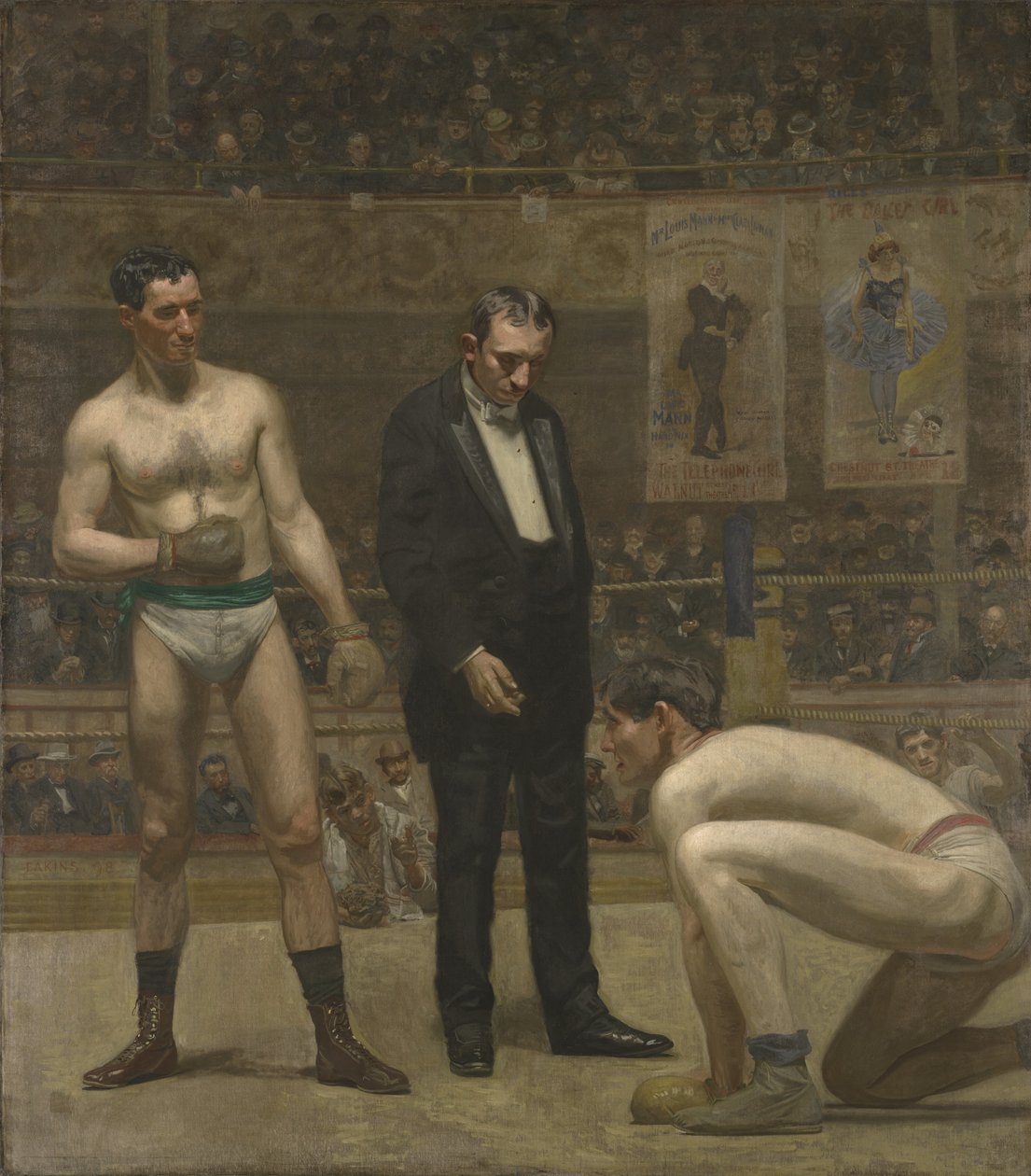 Kreivin ottaminen, 1898 tekijältä Thomas Eakins