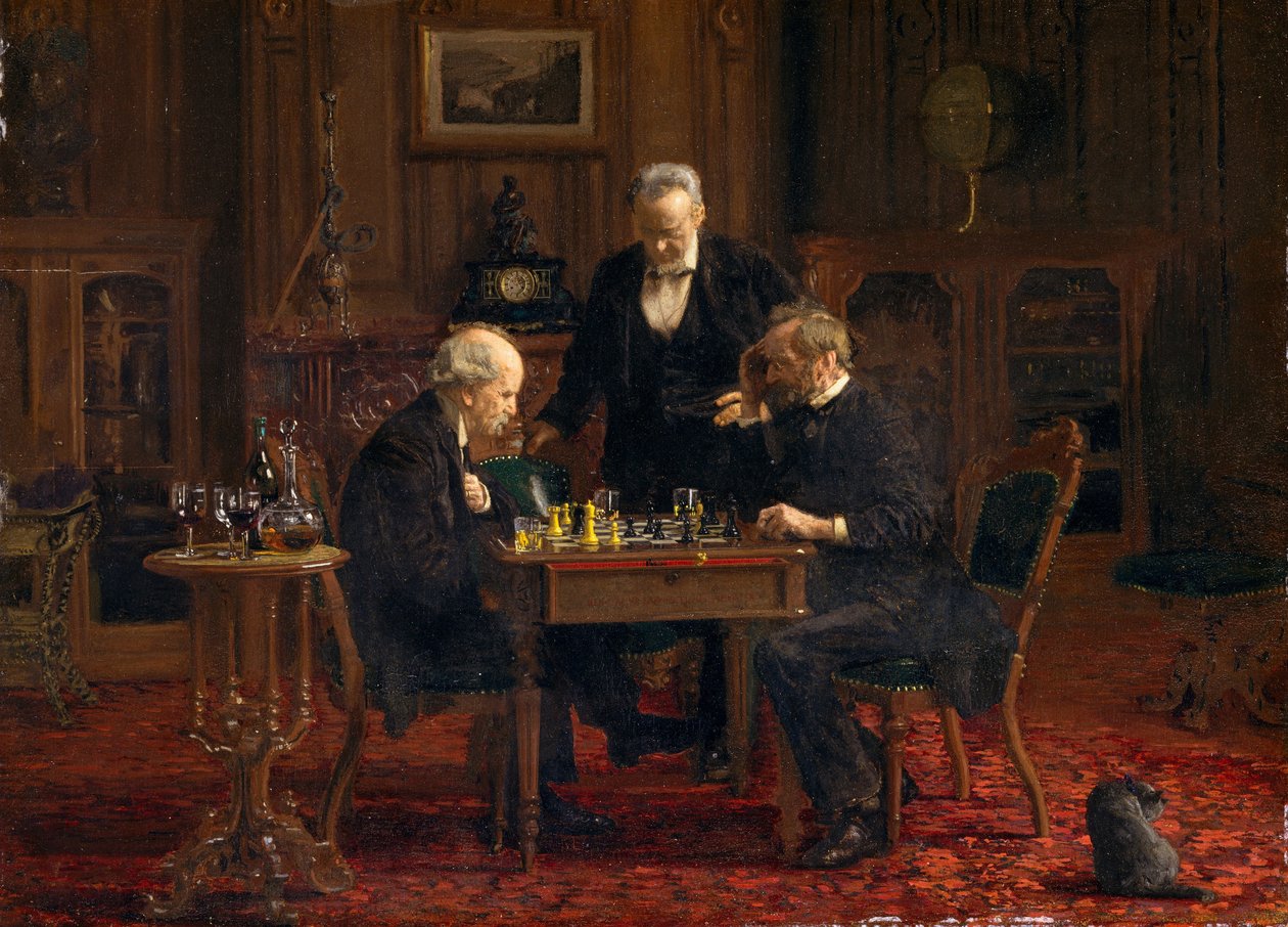 Shakinpelaajat, 1876 tekijältä Thomas Eakins