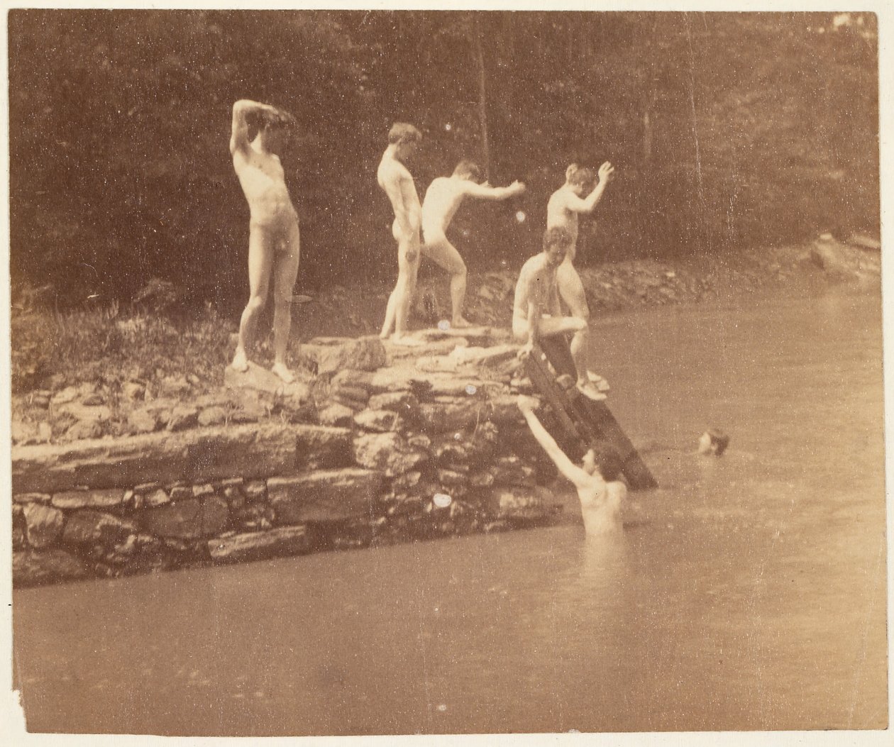 Thomas Eakins ja opiskelijat, n. 1883. tekijältä Thomas Eakins