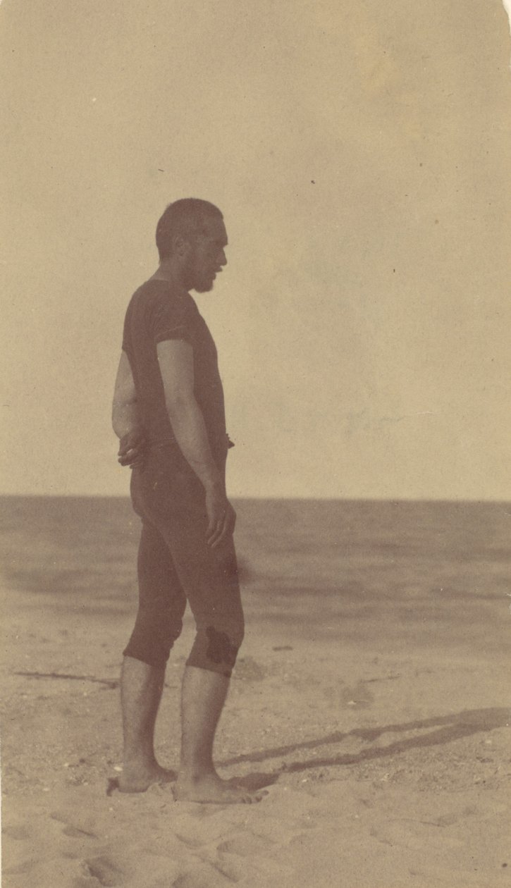 [Thomas Eakins uimapuvussa], 1880-luku, 1880-luku. tekijältä Thomas Eakins