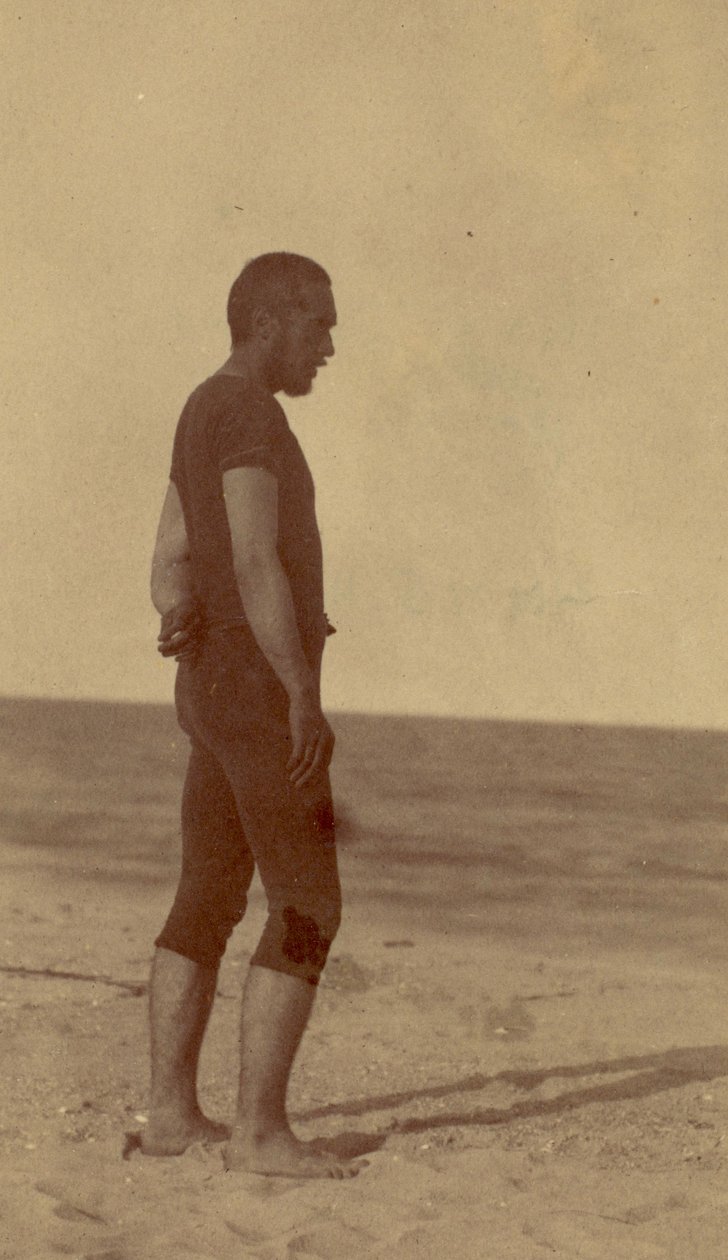 Thomas eakins uimapuvussa, 1884 tekijältä Thomas Eakins