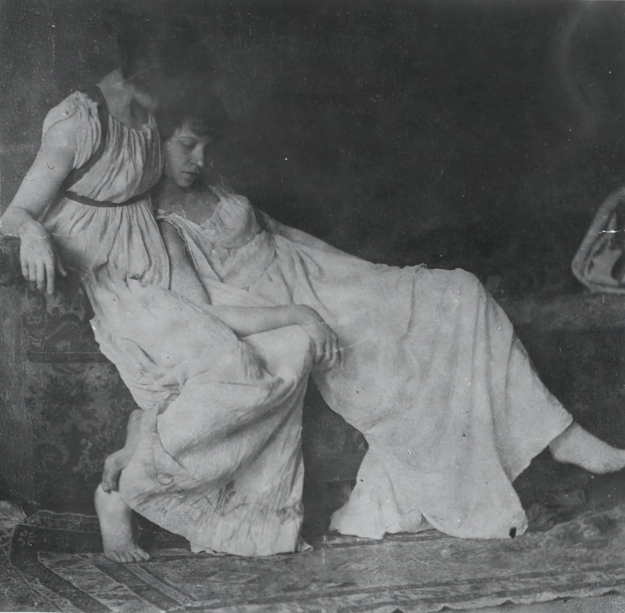 Tuntemattomat mallit kreikkalaisissa puvuissa, n. 1883. tekijältä Thomas Eakins