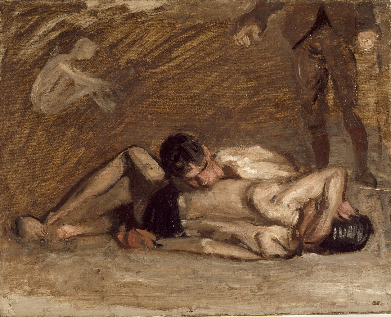 Painijat tekijältä Thomas Eakins