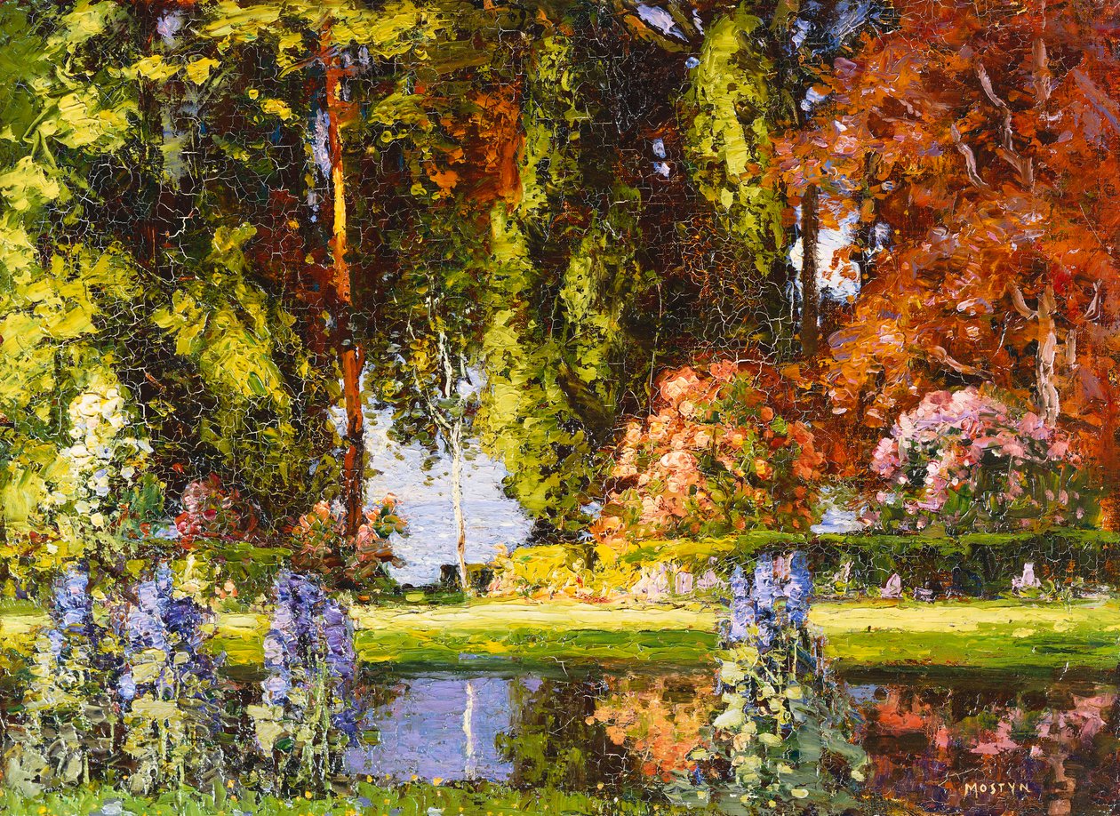 Puutarha meren rannalla tekijältä Thomas Edwin Mostyn