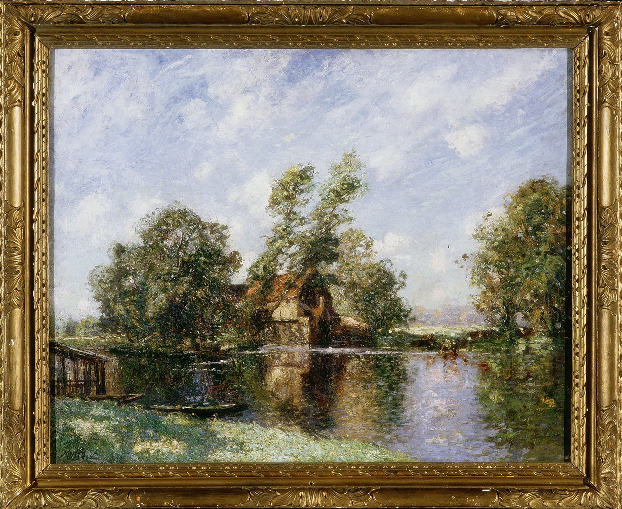 Vanha mylly, Houghton, Cambridgeshire, noin 1907. tekijältä Thomas Edwin Mostyn